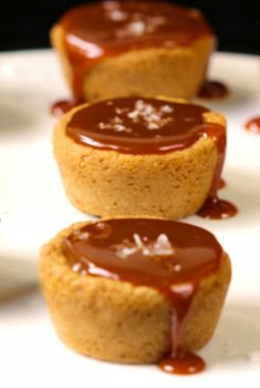 With a delicious blondie type cookie crust combined with a creamy Biscoff-y center these mini treats can't be beat!