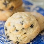 Lemon Blueberry Shortbread Cookies - loaded with fabulous flavor with no rolling, cutting out or patting!