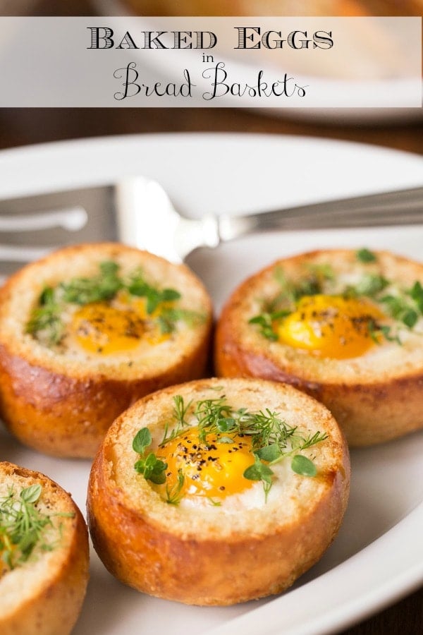 Bread Basket Baked Eggs