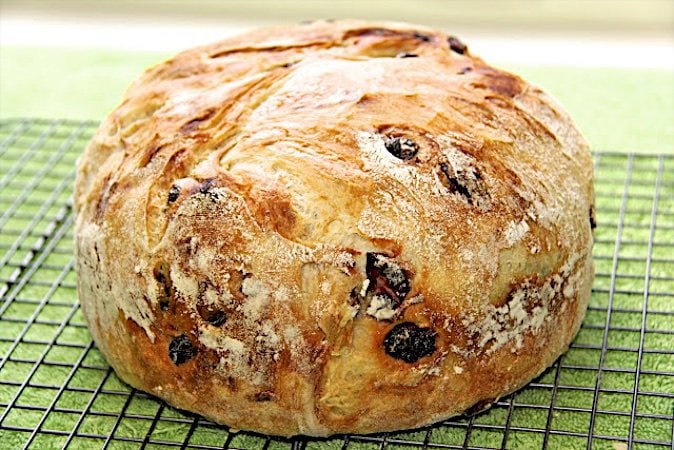 Cranberry Pecan Five Minute Artisan Bread - An amazingly simple way to have delicious, crisp European-style crusts and tender insides in a homemade bread!