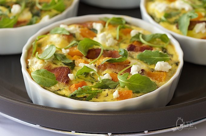 These individual size quiches are easy, healthy and full of delicious flavor!