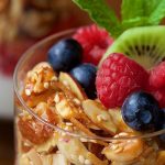 Double Almond Coconut Granola - deliciously addictive, this oat-free granola is easy to throw together with just 5 basic ingredients! You never buy granola again.