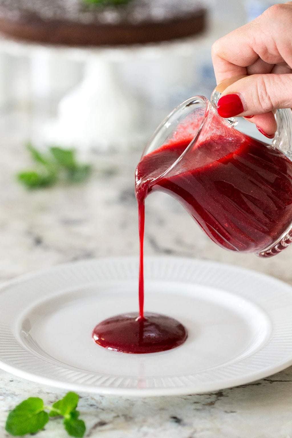 Raspberry sauce uses