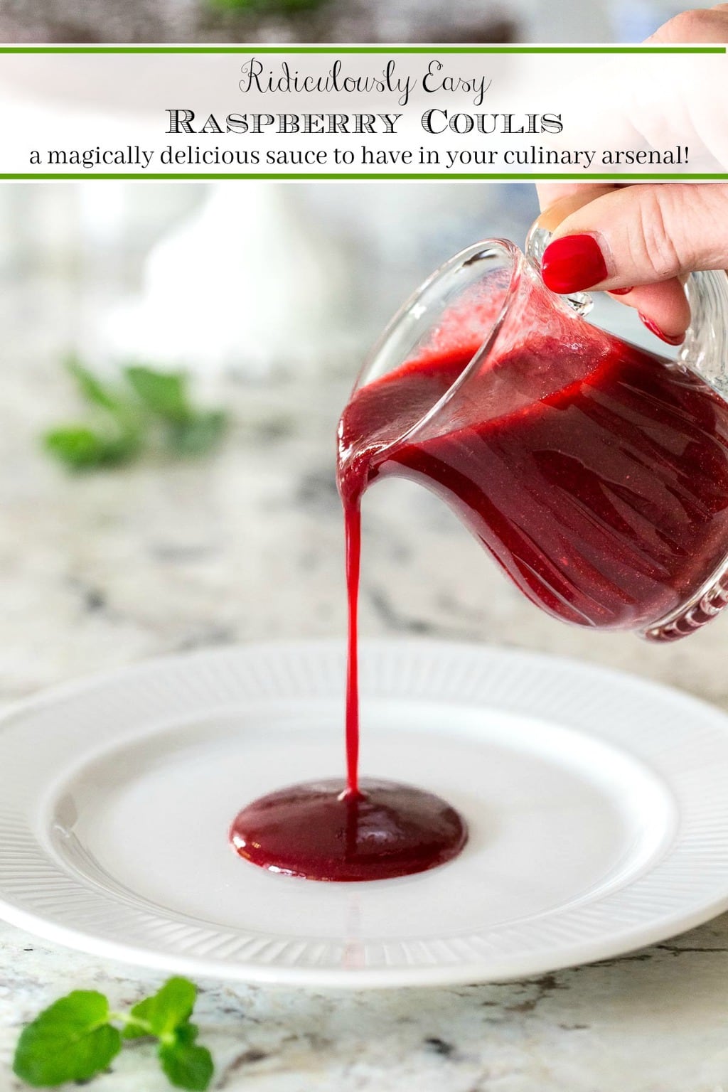Ridiculously Easy Raspberry Coulis