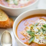 Fresh Tomato Basil Soup - there's nothing quite like tomato soup made from fresh tomatoes. Once you try it, you'll never want it any other way!