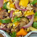 Grill Roasted Vegetable Farro Salad