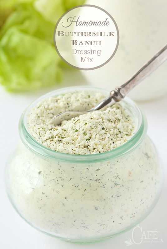Homemade Buttermilk Ranch Dressing Mix - infinitely better than the little packets you can buy, way more healthy and much CHEAPER!!