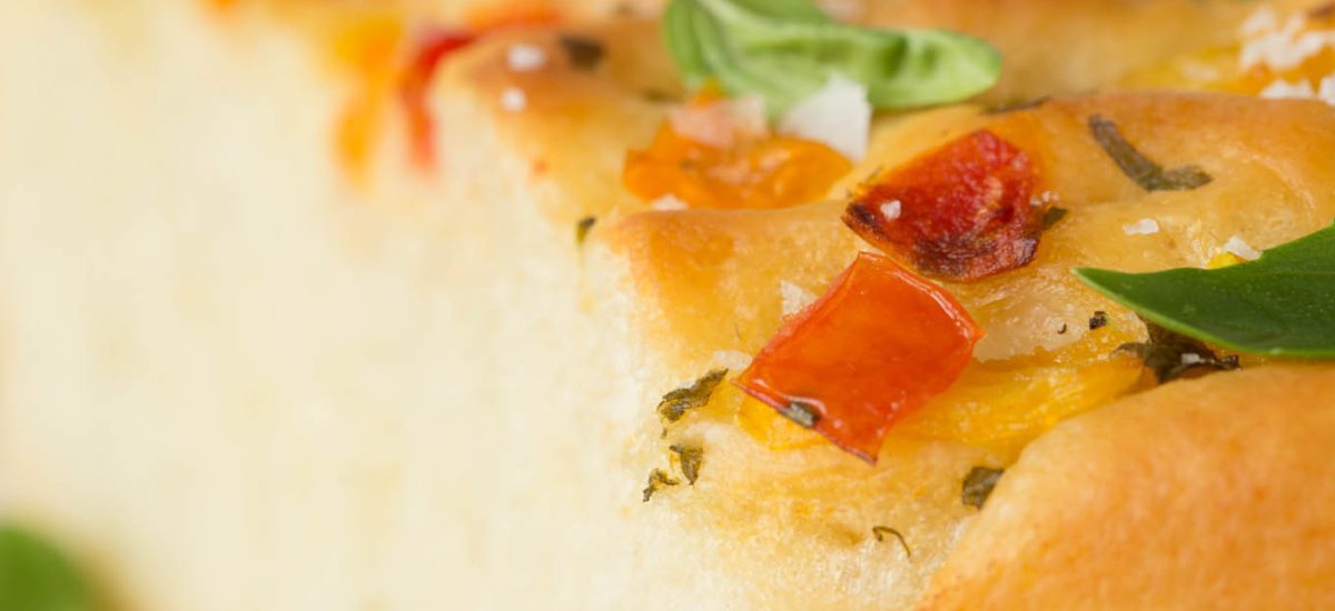 Tomato Basil Parmesan Focaccia - this Italian-inspired bread may just be one of the most delicious things you ever put in your mouth! thecafesucrefarine.com