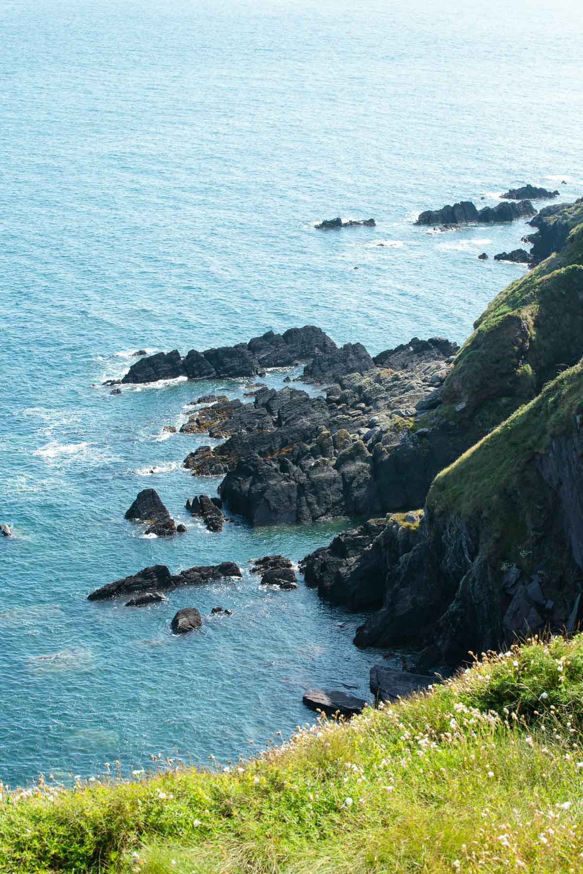 Photo of the Irish coast line near Ballycotton, Ireland.