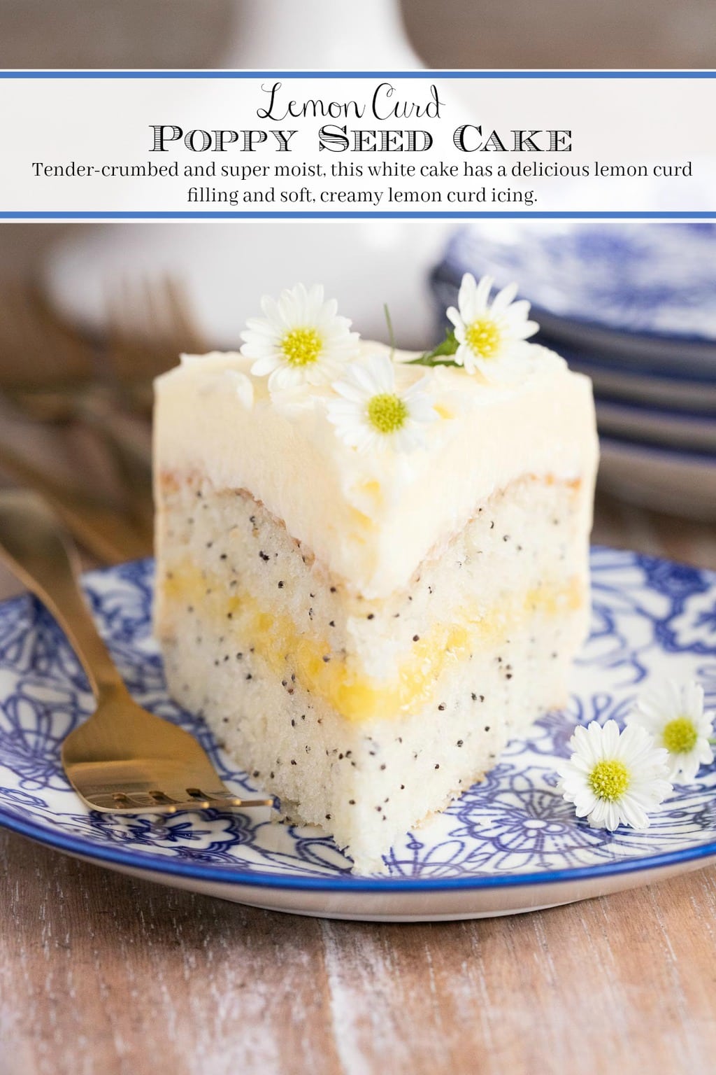 Lemon Curd Poppy Seed Cake