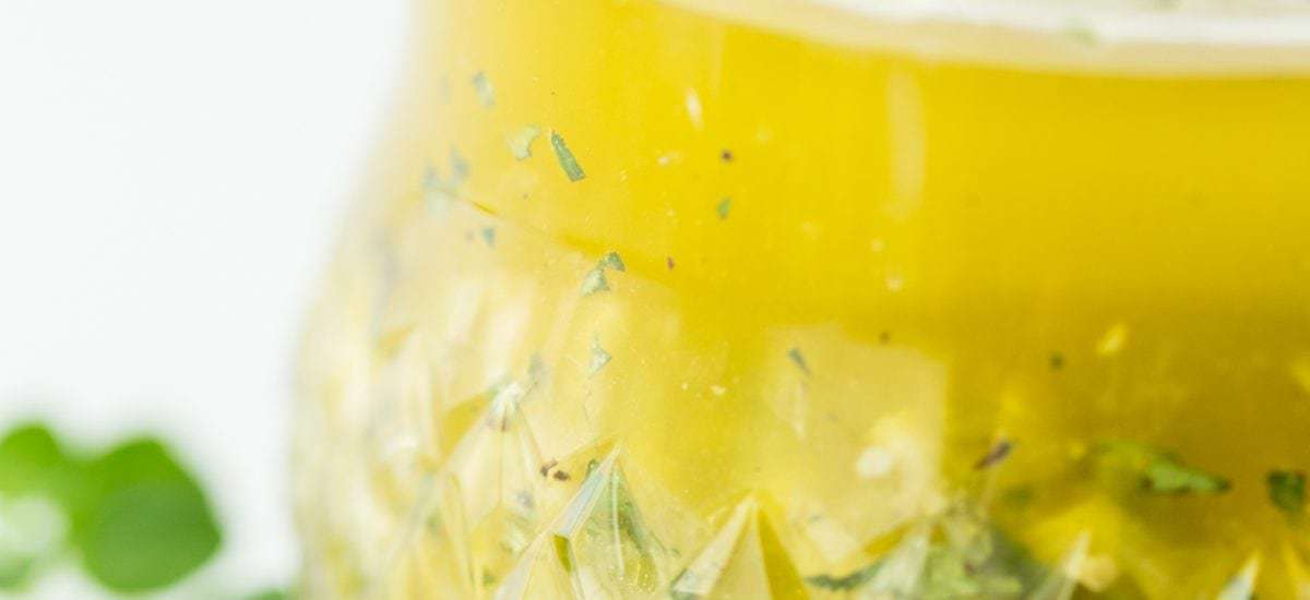 Lemon Oregano Salad Dressing With bright, fresh lemon flavor, this Lemon Oregano Salad Dressing is delicious on just about any salad; but how about on grilled chicken, shrimp and pork, roasted veggies, steamed potatoes ... everything? thecafesucrefarine.com
