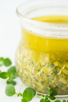 Lemon Oregano Salad Dressing - Lemon Oregano Salad Dressing - with bright, fresh lemon flavor, this dressing is delicious on just about any salad but it's also wonderful on grilled chicken, shrimp and pork, roasted veggies, steamed potatoes...