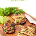 Mexican Honey-Lime Grilled Chicken - don't worry about this chicken drying out, it stays moist, tender and full of fabulous Southwest-inspired flavor!