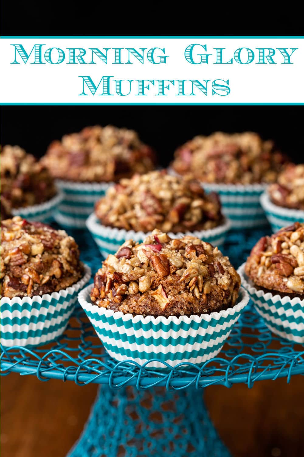 Candied Pecan Morning Glory Muffins