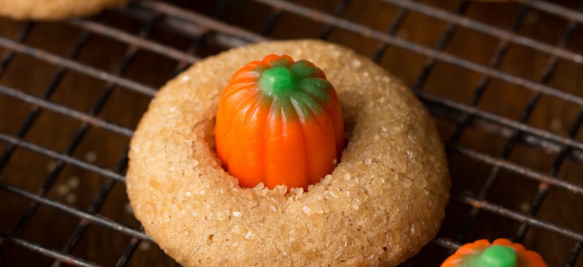 Need a delicious, sweet snack for an autumn party or a Halloween celebration? These Pumpkin Shortbread Cookies are the perfect, delicious solution! thecafesucrefarine.com