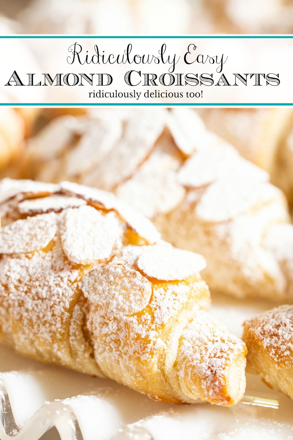 Ridiculously Easy Almond Croissants