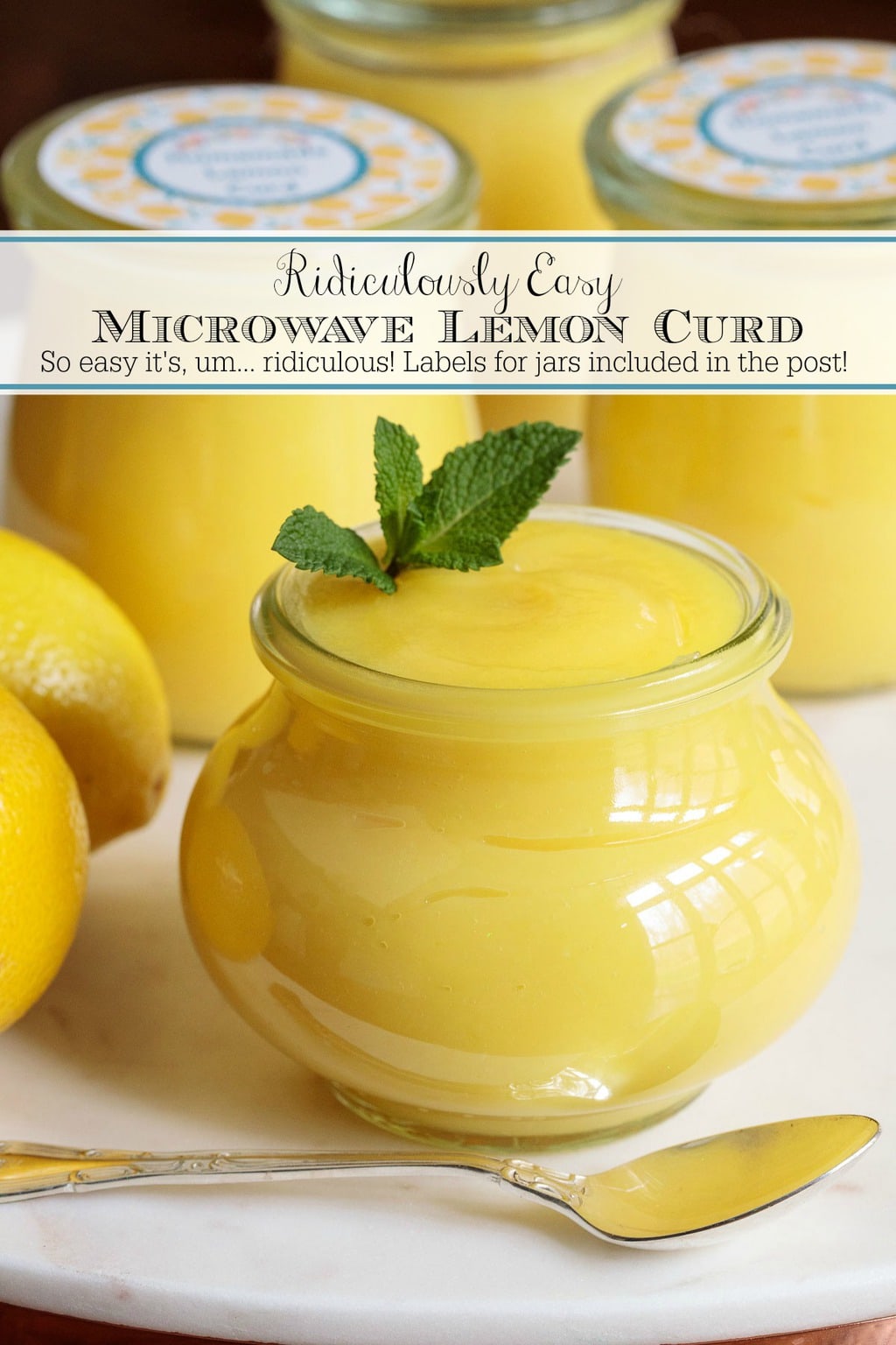 Ridiculously Easy Microwave Lemon Curd