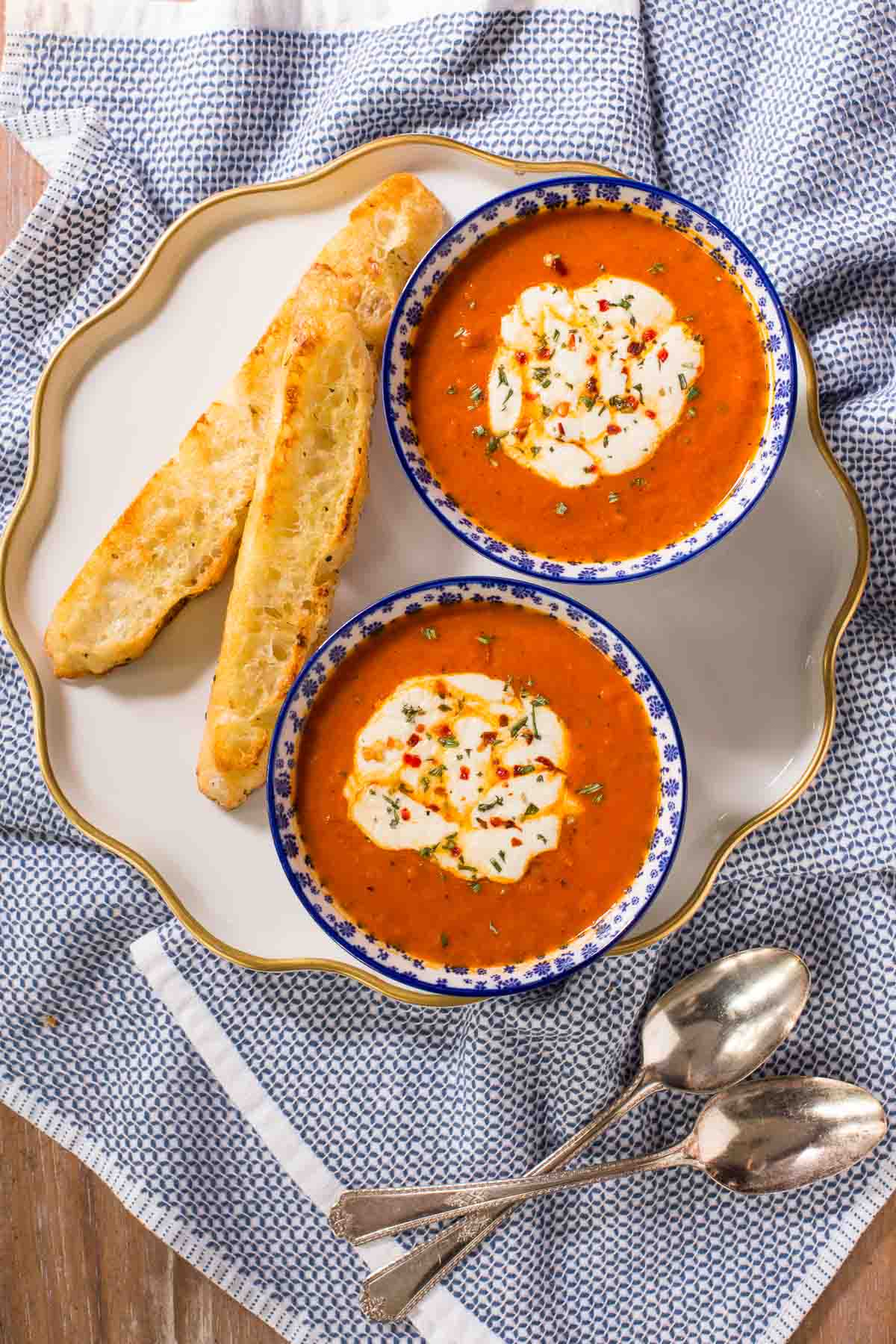 Roasted Red Pepper Tomato Soup
