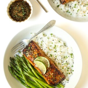 Honey Ginger Glazed Salmon