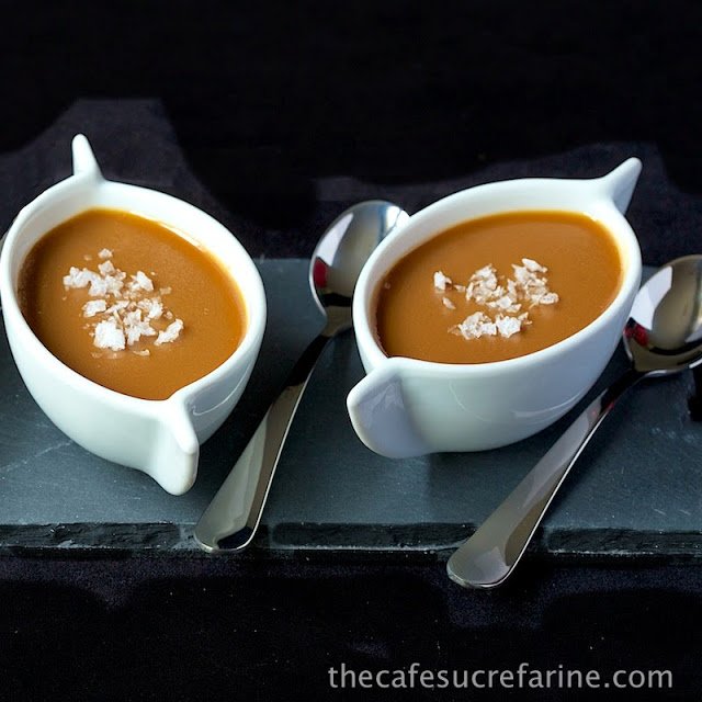 Salted Caramel Pots de Creme - down-home (like a good old fashioned caramel pudding), but sophisticated (it’s a French classic) at the same time. This crowd pleaser can be made ahead and makes a gorgeous presentation!