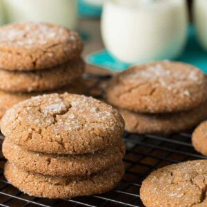 Sea Salted Brown Sugar Cookies