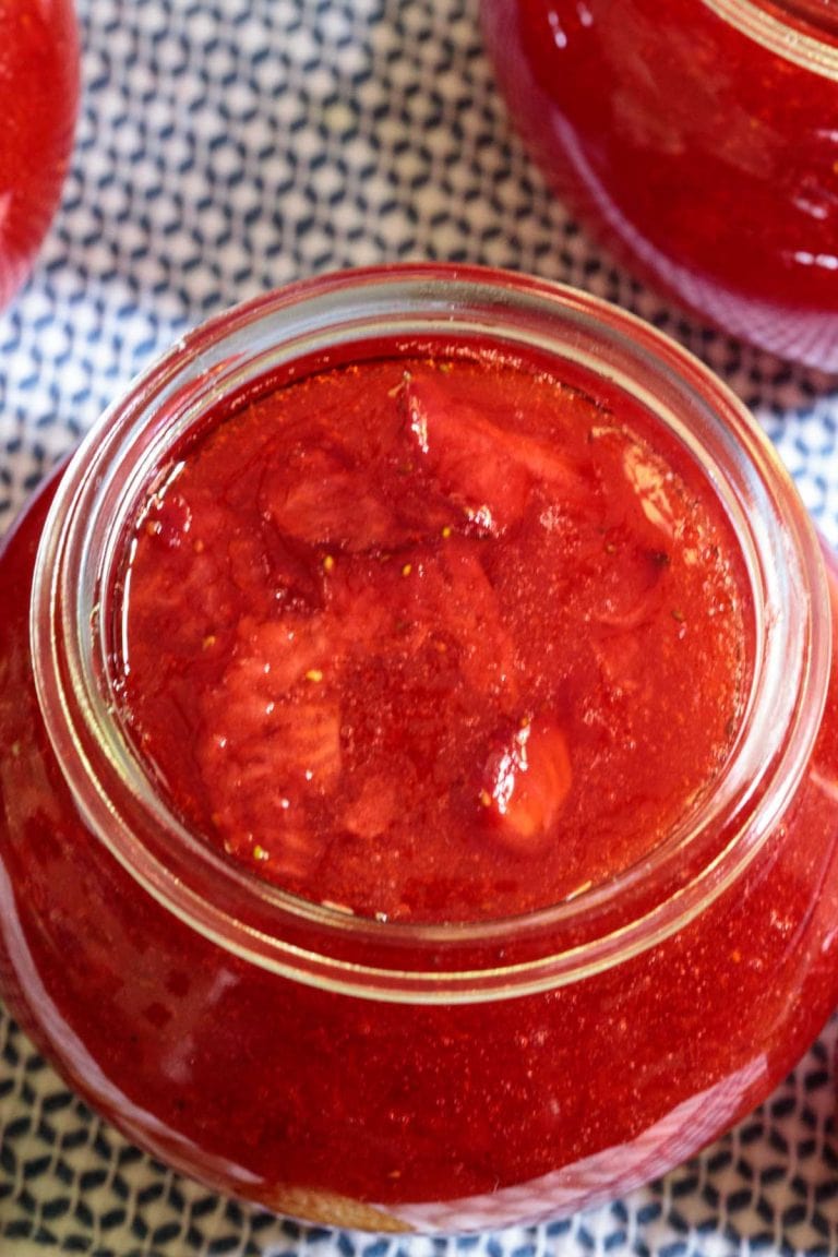 No Fail, Super Easy Strawberry Freezer Jam (free printable labels for ...