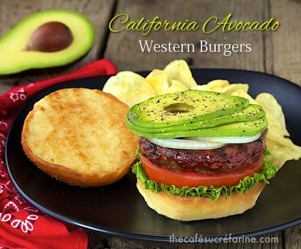 California Avocado Western Burgers - these are fantastic and full of great flavor! - thecafesucrefarine.com