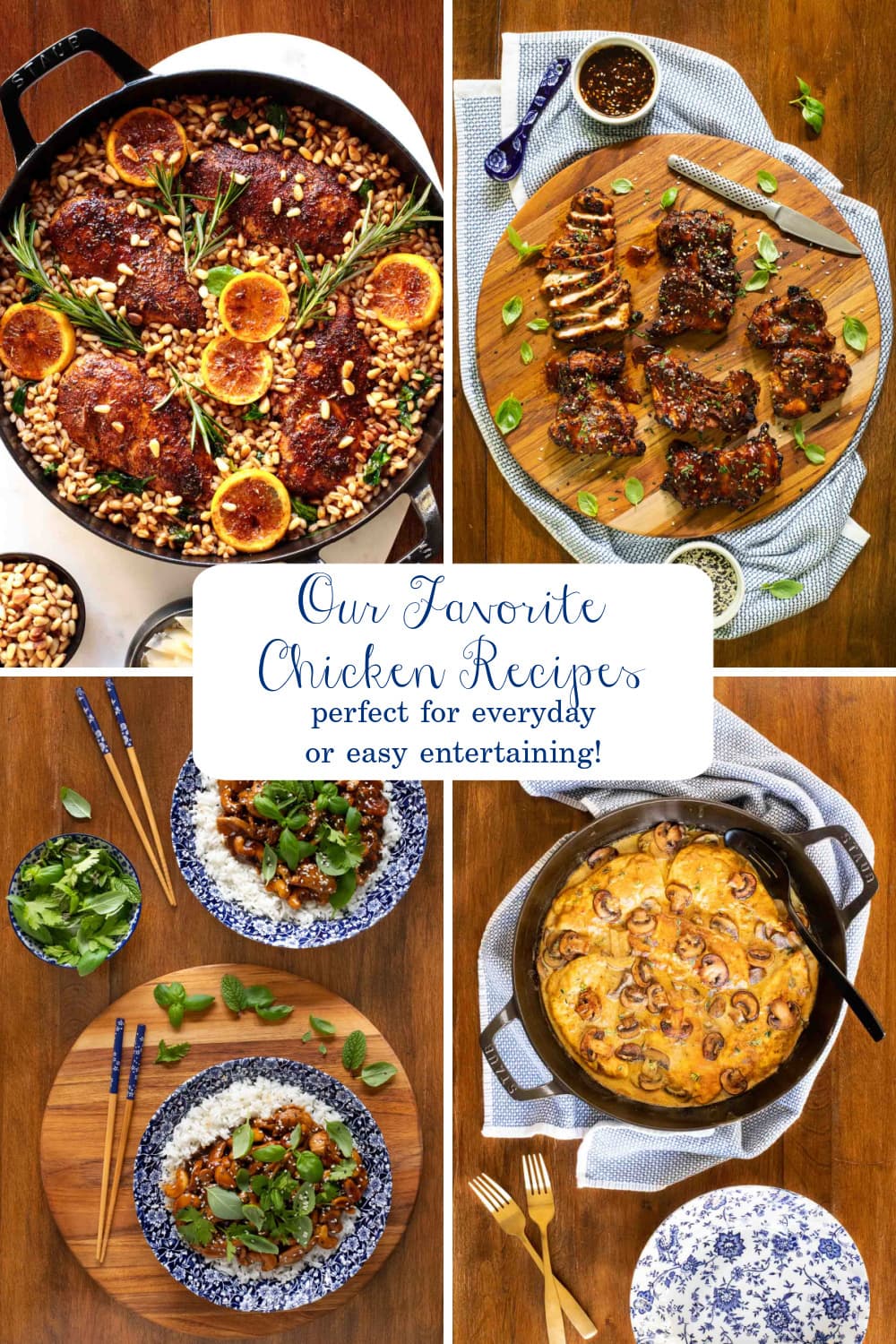 Ten Easy, Delicious Recipes to Take the Boring out of Chicken!