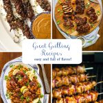 Vertical 4 photo collage of Delicious Grilling Recipes to Savor the Season!